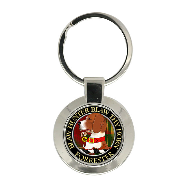 Forrester Scottish Clan Crest Key Ring - Family Crests