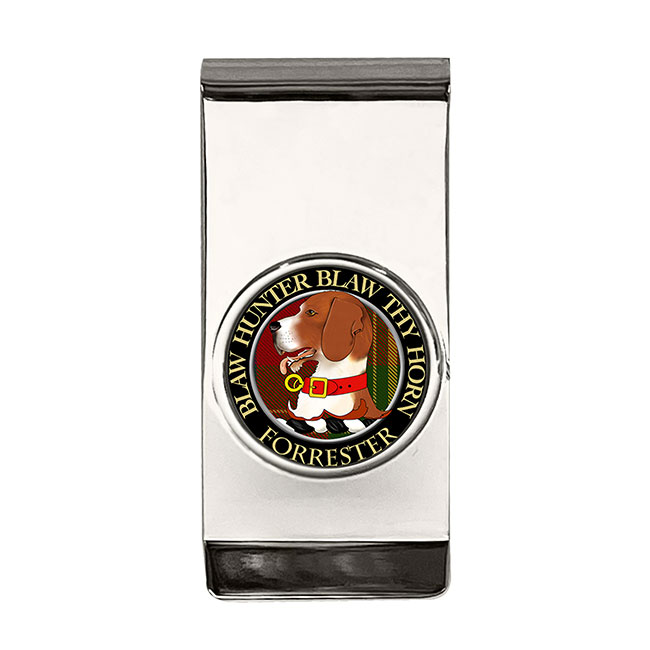 Forrester Scottish Clan Crest Money Clip