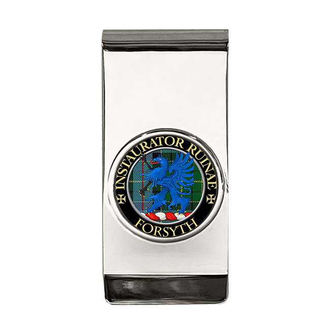 Forsyth Scottish Clan Crest Money Clip