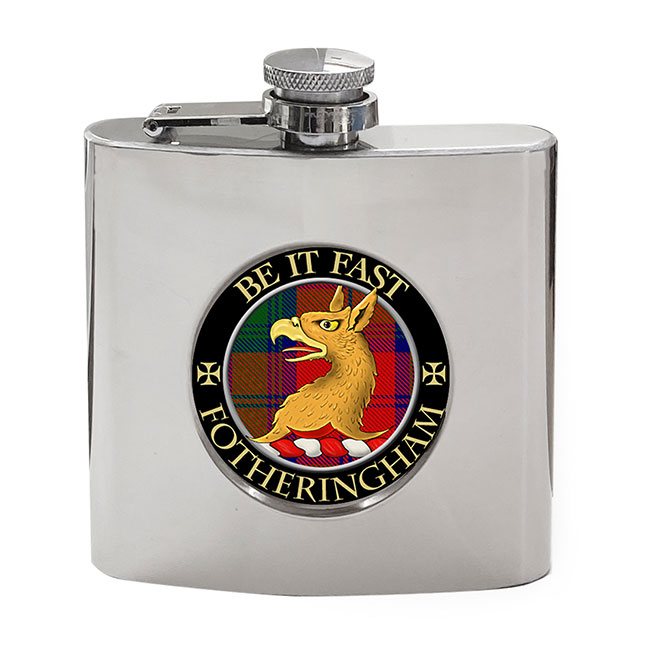 Fotheringham Scottish Clan Crest Hip Flask