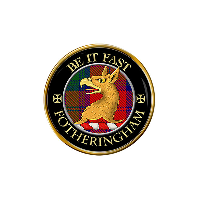 Fotheringham Scottish Clan Crest Pin Badge