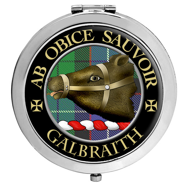 Galbraith Scottish Clan Crest Compact Mirror