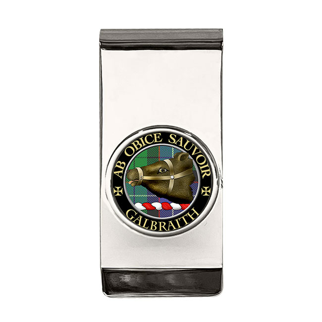 Galbraith Scottish Clan Crest Money Clip