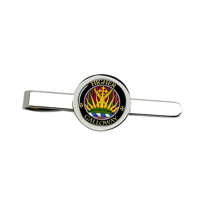 Galloway Scottish Clan Crest Tie Clip