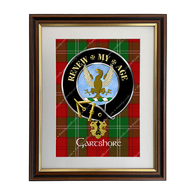 Gartshore Scottish Clan Crest Framed Print
