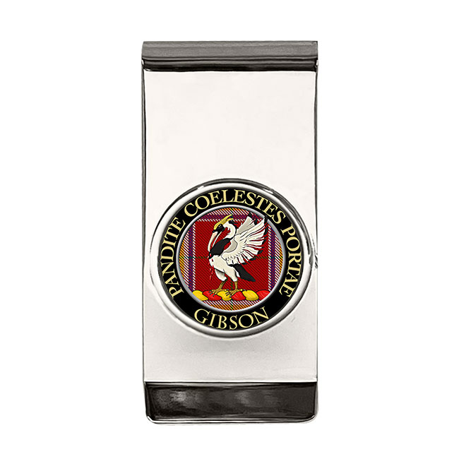 Gibson Scottish Clan Crest Money Clip