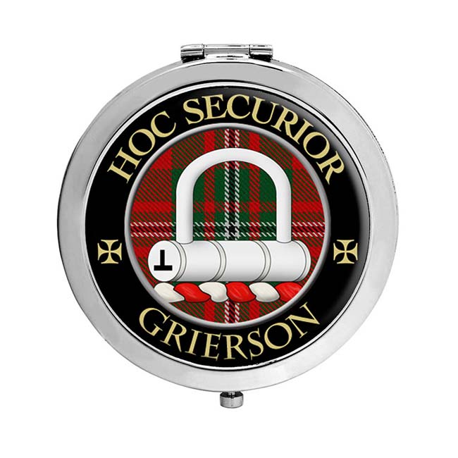 Grierson Scottish Clan Crest Compact Mirror