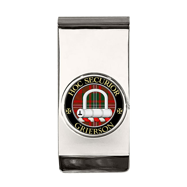 Grierson Scottish Clan Crest Money Clip