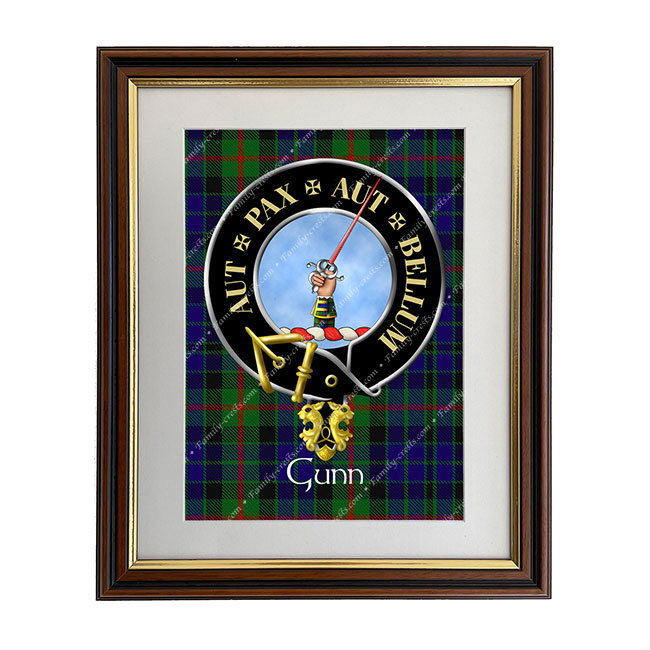 Gunn Scottish Clan Crest Framed Print