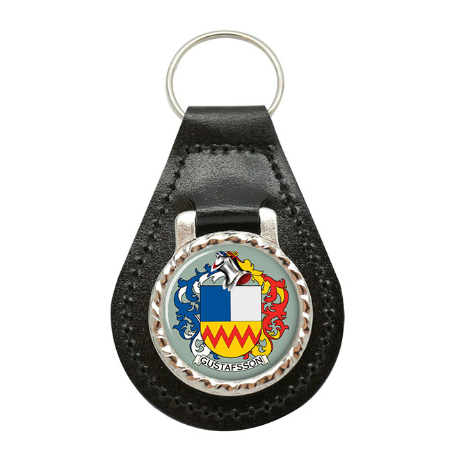 Gustafsson (Sweden) Coat of Arms Key Fob