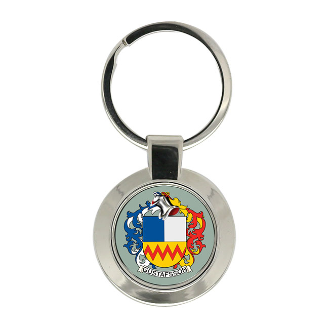 Gustafsson (Sweden) Coat of Arms Key Ring