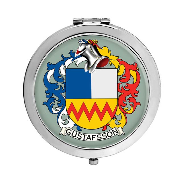 Gustafsson (Sweden) Coat of Arms Compact Mirror