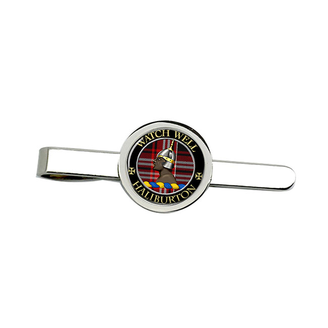 Haliburton Scottish Clan Crest Tie Clip