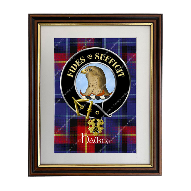 Halket Scottish Clan Crest Framed Print