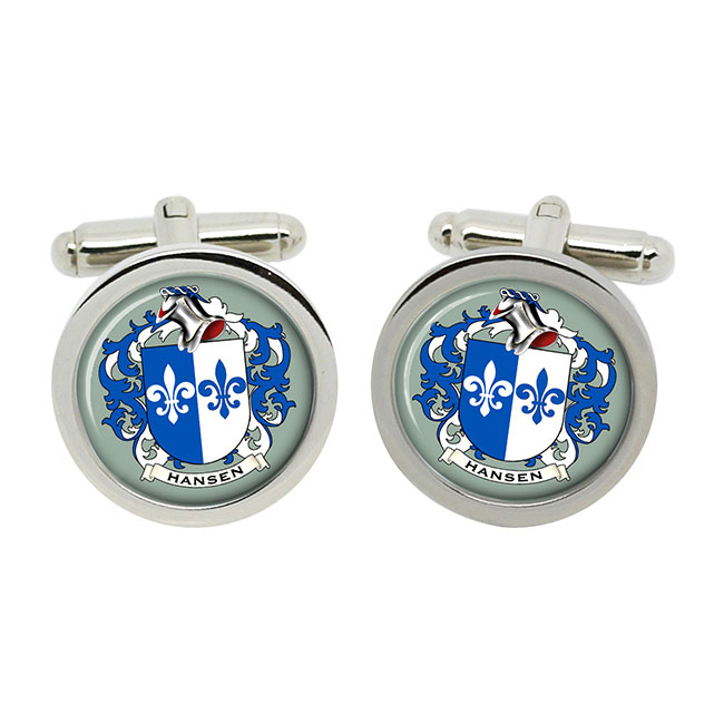 Hansen (Denmark) Coat of Arms Cufflinks