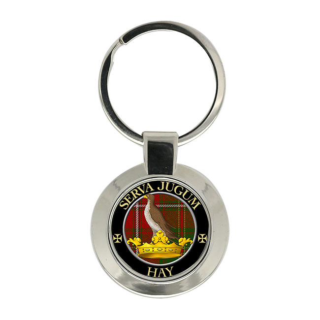 Hay Scottish Clan Crest Key Ring