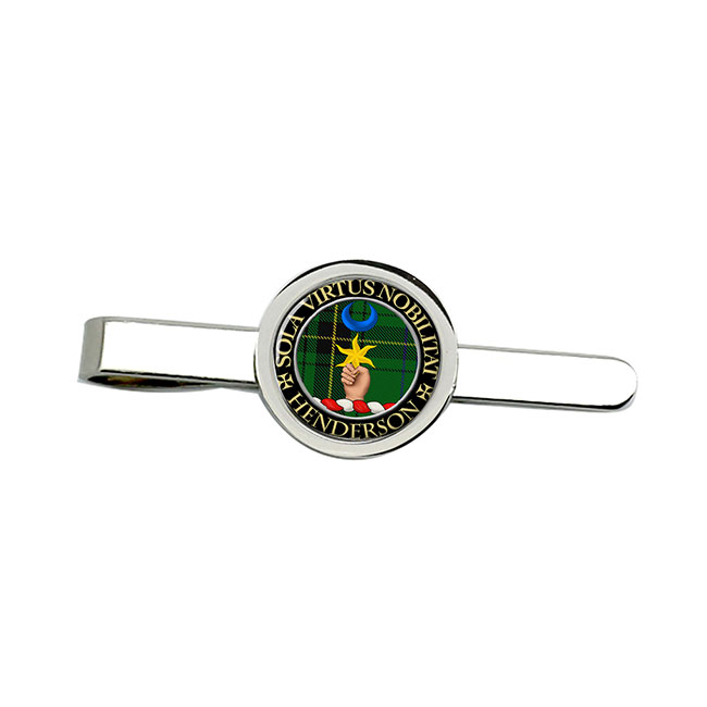 Henderson Scottish Clan Crest Tie Clip