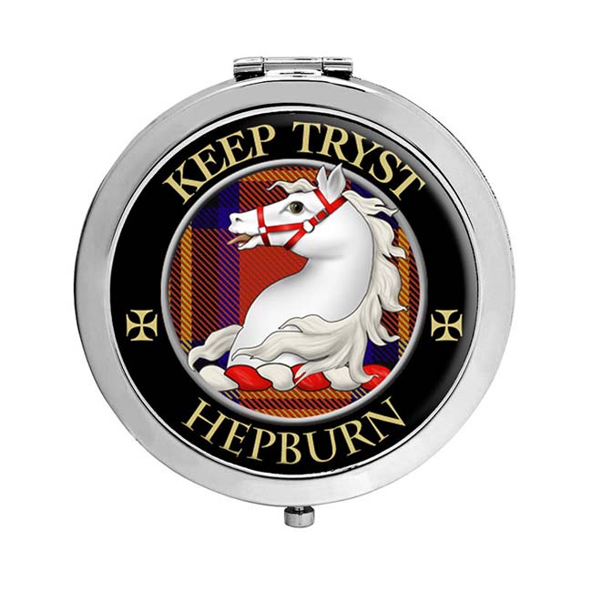 Hepburn Scottish Clan Crest Compact Mirror