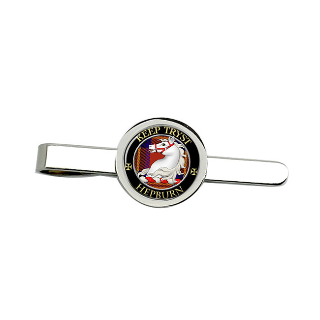 Hepburn Scottish Clan Crest Tie Clip