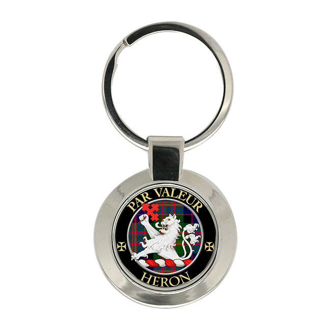 Heron Scottish Clan Crest Key Ring