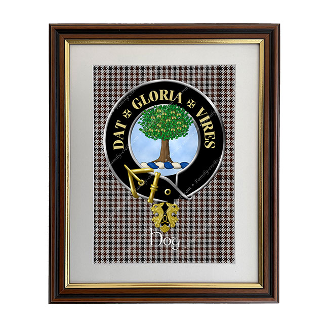 Hog Scottish Clan Crest Framed Print