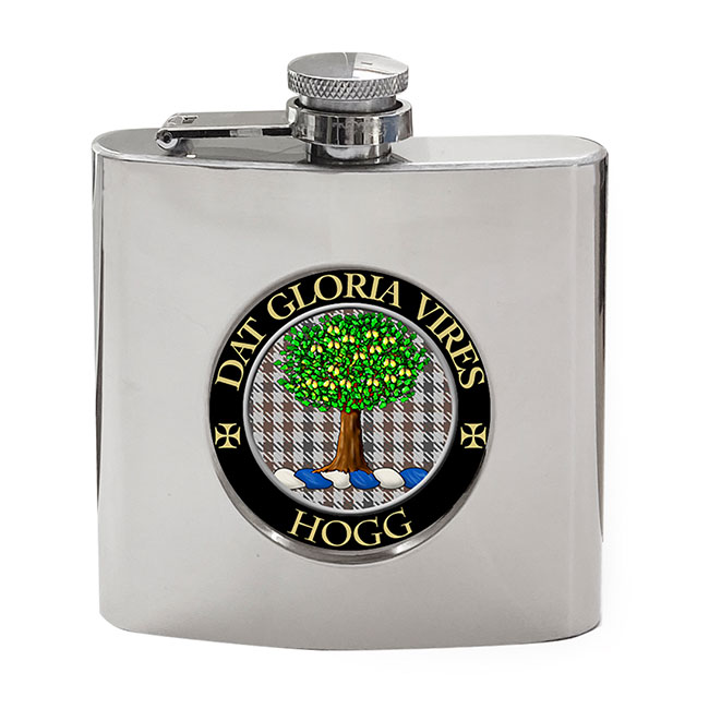 Hogg Scottish Clan Crest Hip Flask