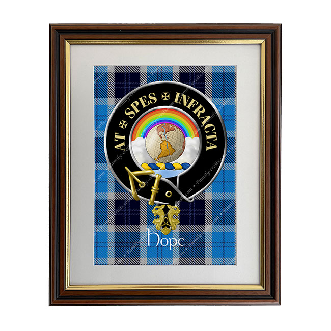 Hope Scottish Clan Crest Framed Print