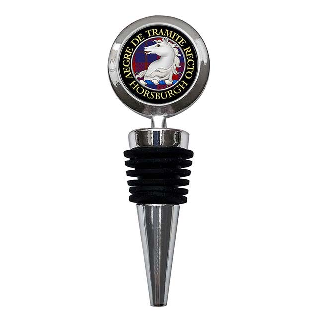 Horsburgh Scottish Clan Crest Bottle Stopper