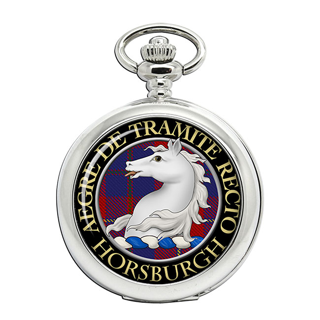 Horsburgh Scottish Clan Crest Pocket Watch