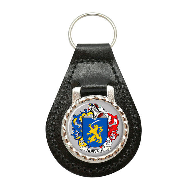 Horváth (Hungary) Coat of Arms Key Fob