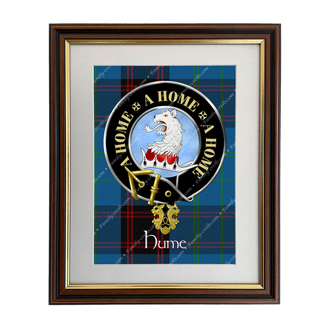 Hume Scottish Clan Crest Framed Print