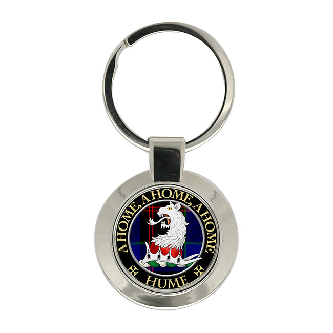 Hume Scottish Clan Crest Key Ring