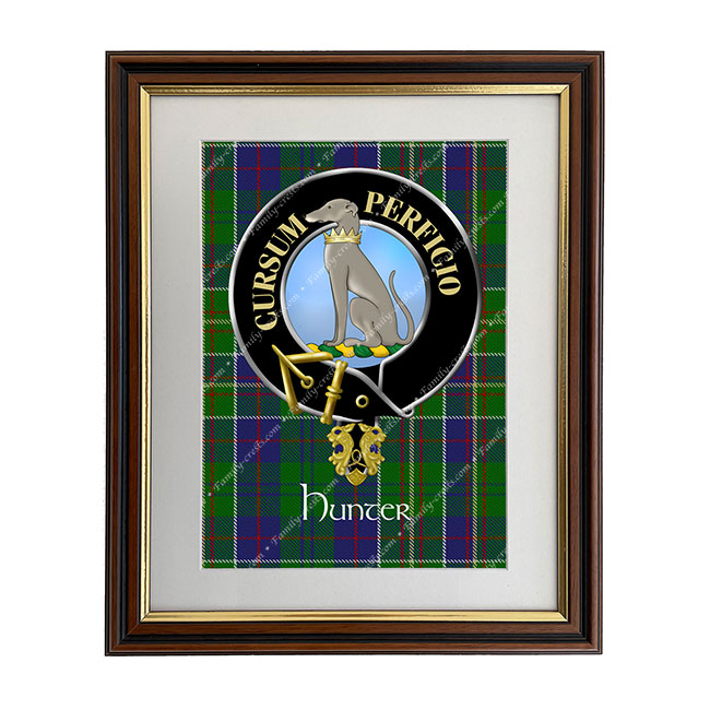 Hunter Scottish Clan Crest Framed Print