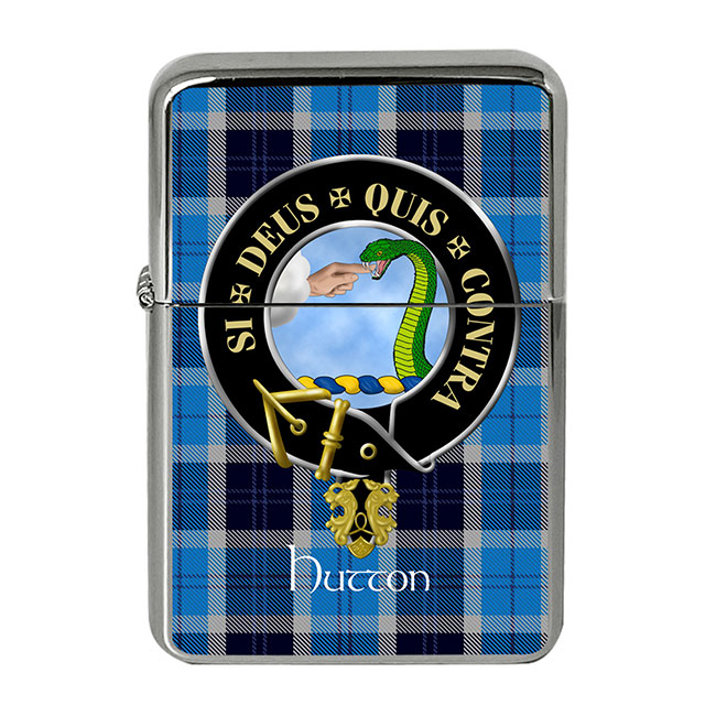 Hutton Scottish Clan Crest Flip Top Lighter