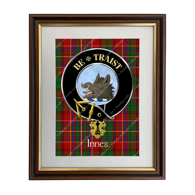 Innes Scottish Clan Crest Framed Print