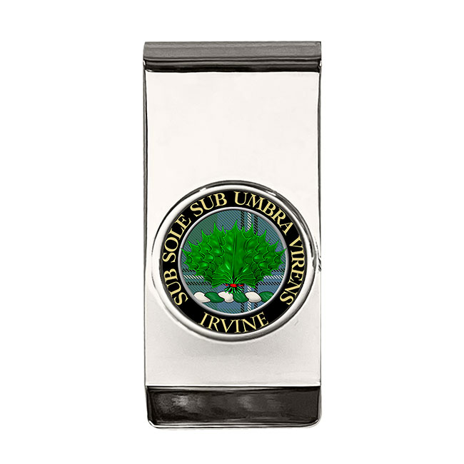 Irvine Scottish Clan Crest Money Clip