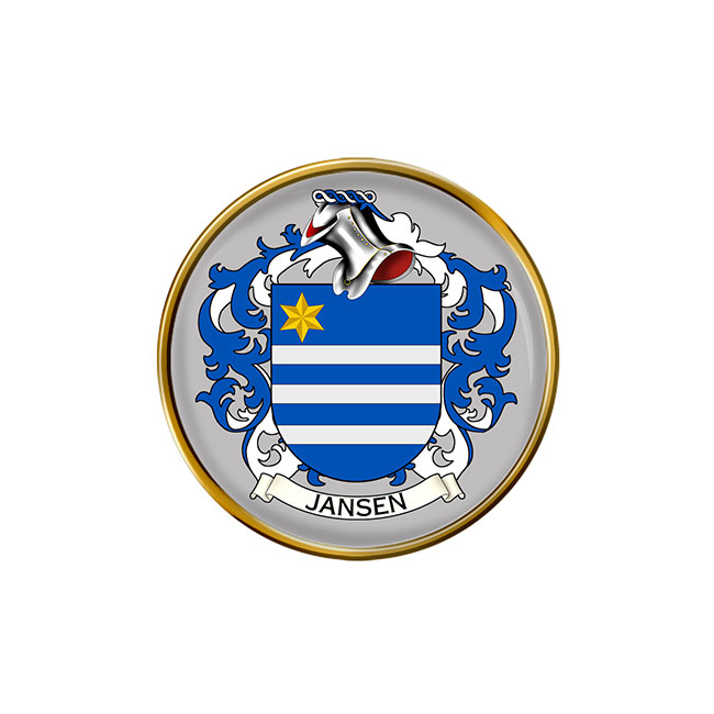 Jansen (Netherlands) Coat of Arms Pin Badge