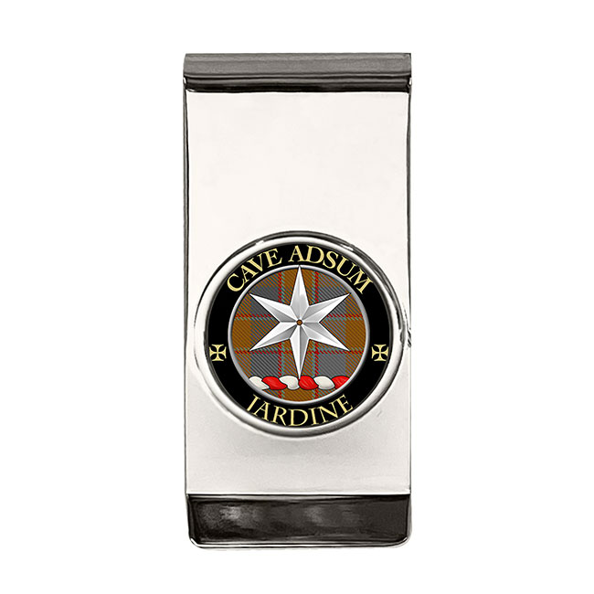 Jardine Scottish Clan Crest Money Clip