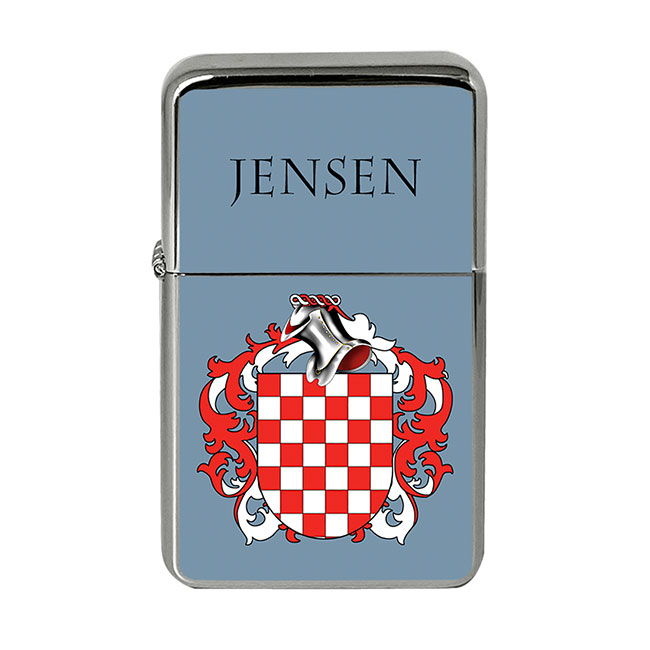 Jensen (Denmark) Coat of Arms Flip Top Lighter