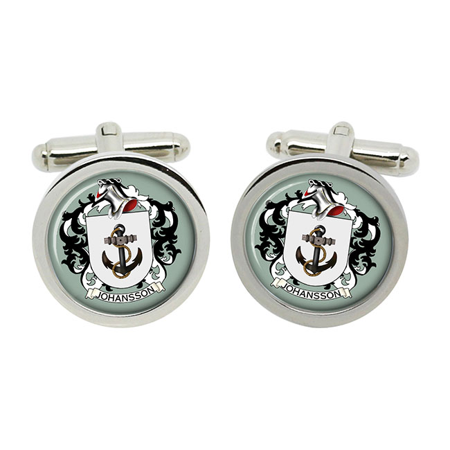 Johansson (Sweden) Coat of Arms Cufflinks