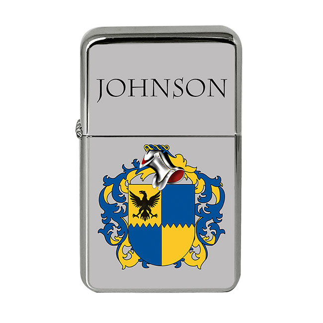 Johnson (England) Coat of Arms Flip Top Lighter