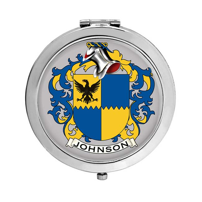 Johnson (England) Coat of Arms Compact Mirror