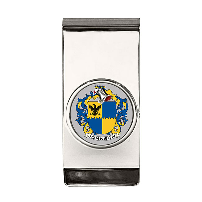 Johnson (England) Coat of Arms Money Clip