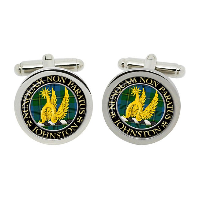 Johnston Scottish Clan Crest Cufflinks