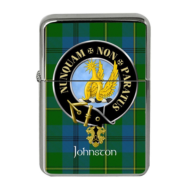 Johnston Scottish Clan Crest Flip Top Lighter