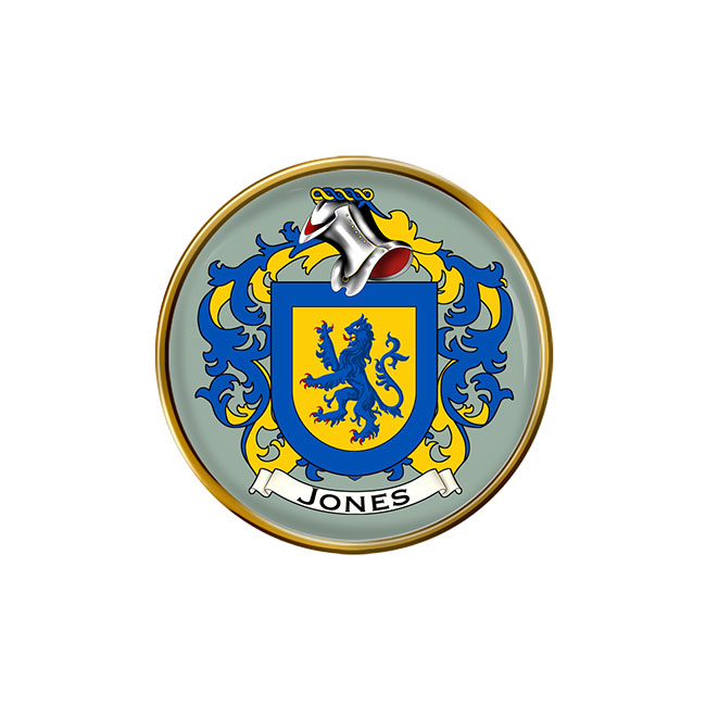 Jones (Wales) Coat of Arms Pin Badge