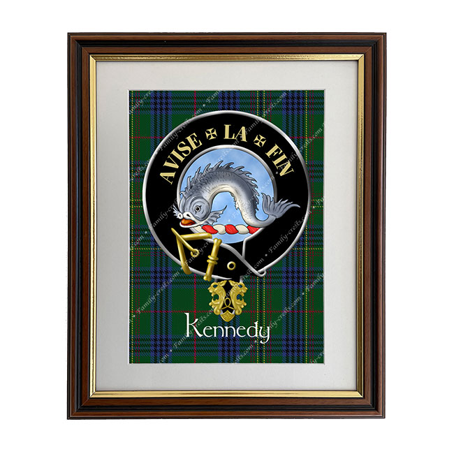 Kennedy Scottish Clan Crest Framed Print