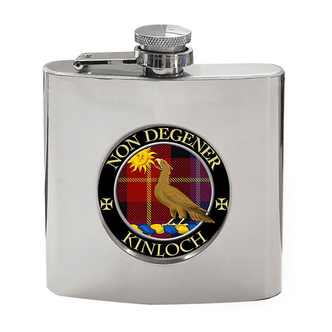 Kinloch Scottish Clan Crest Hip Flask Family Crests