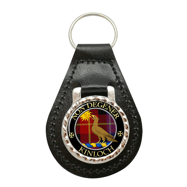 Kinloch Scottish Clan Crest Leather Key Fob
