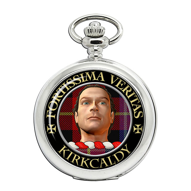 Kirkcaldy Scottish Clan Crest Pocket Watch Family Crests
